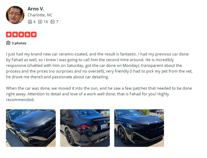 HighEnd Car Detailing Service