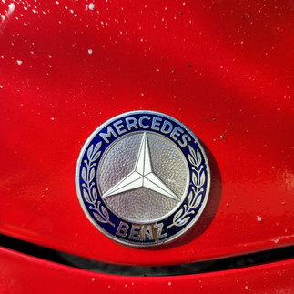 1966 Mercedes Benz Emblem Detailed and Washed