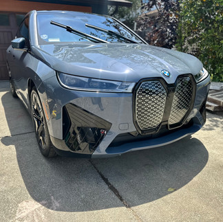 Shiny BMW IX M60 New Coated Polished Protected