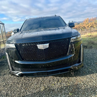 Black Escalade Detailing Sonoma California New Car Coated