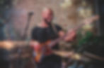 Jeff Santana playing bass in Barcelona