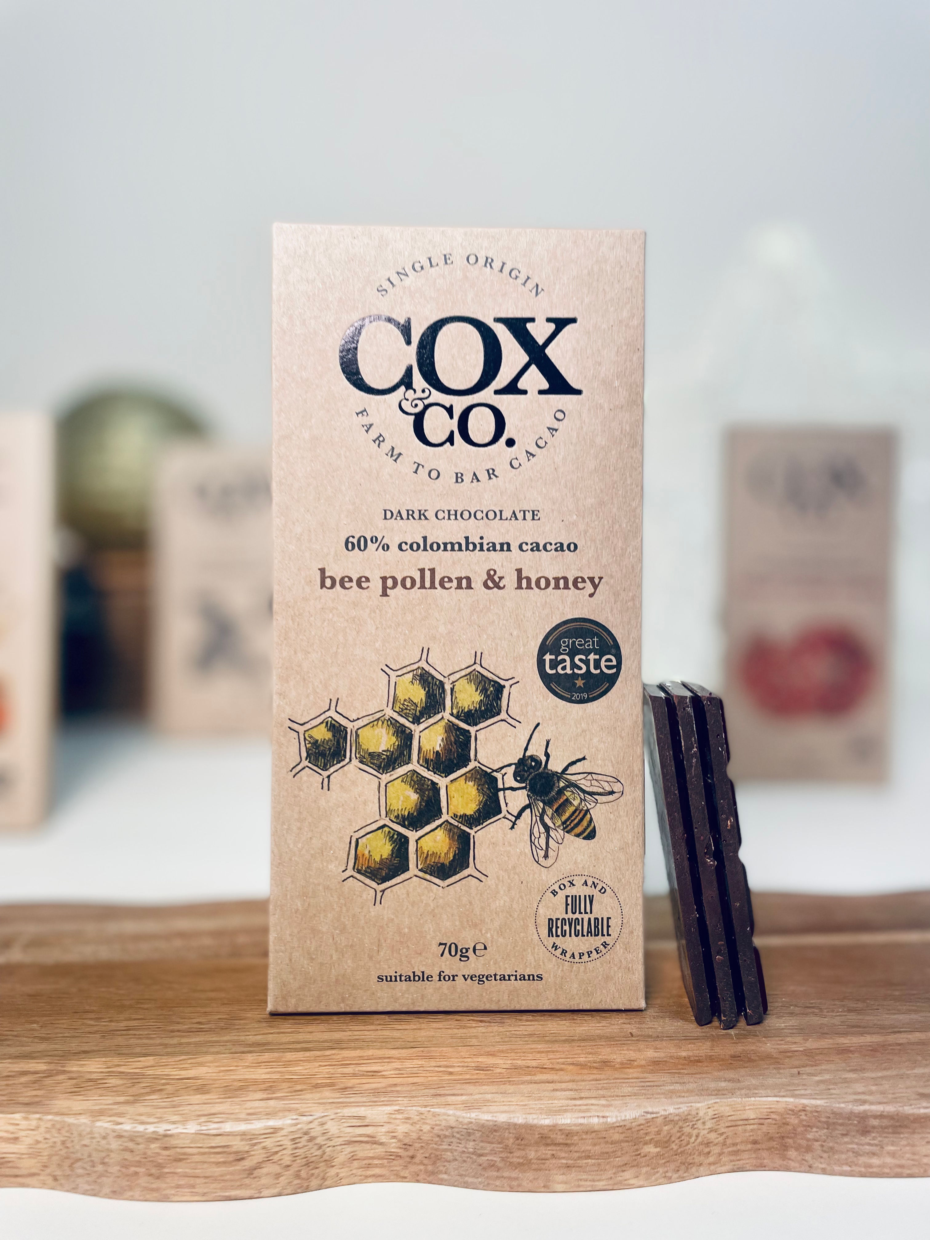 Bee Pollen & Honey 60% Chocolate