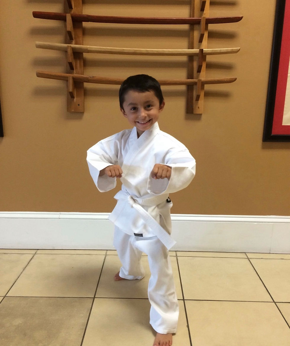 Jason 1st Karate Class