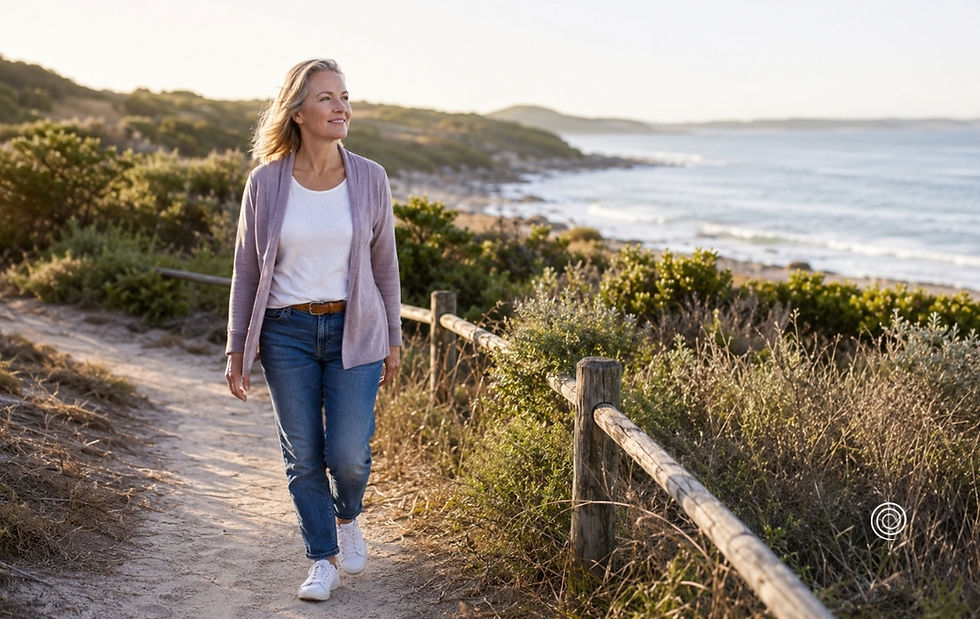 Woman taking time for herself as she begins reconnecting with who she is