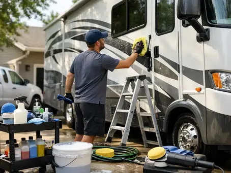 RV Detailing at Your Home Done the Right Way