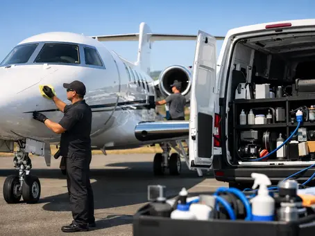 Mobile Airplane Detailing Service in Marin County