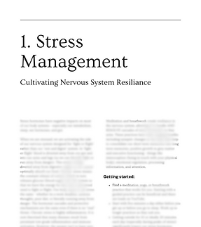 Stress Management Strategies for Wellness – Pillars of Health Guide