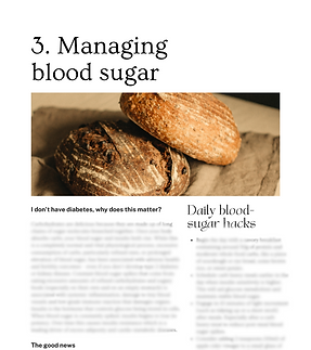 Managing Blood Sugar for Optimal Health