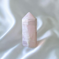 Pink Mangano Calcite Point