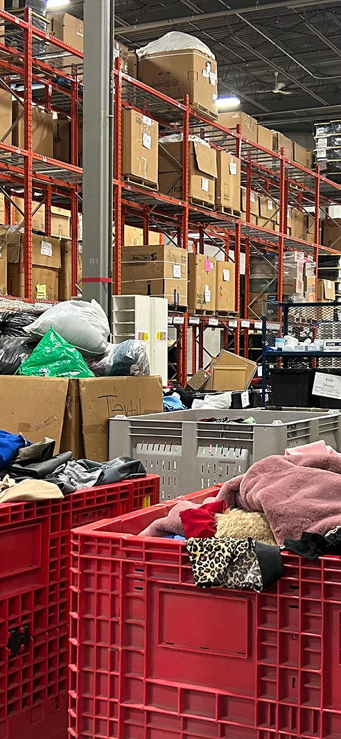 Inside the Donation Center