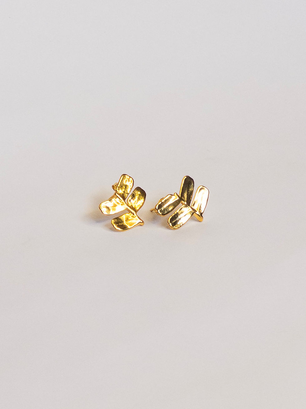 Küçük resim: BRAZILWOOD BF238 BRAZILWOOD LEAVES STUD EARRING RH