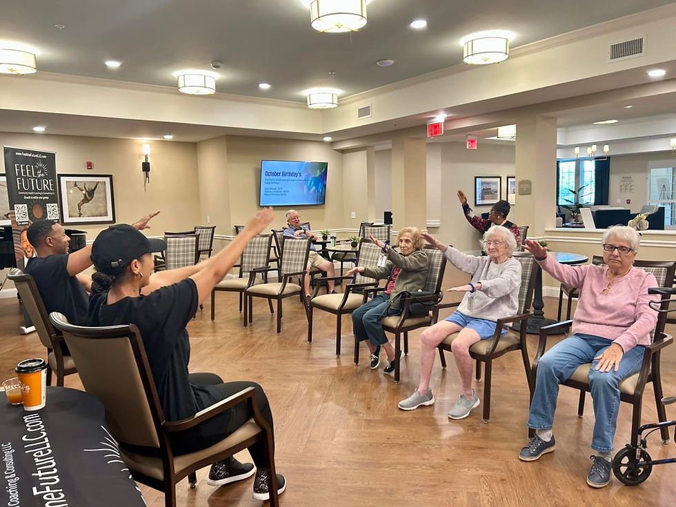 senior wellness, retirement community, harmony at glasgow, senior living, elderly, wellness, aging