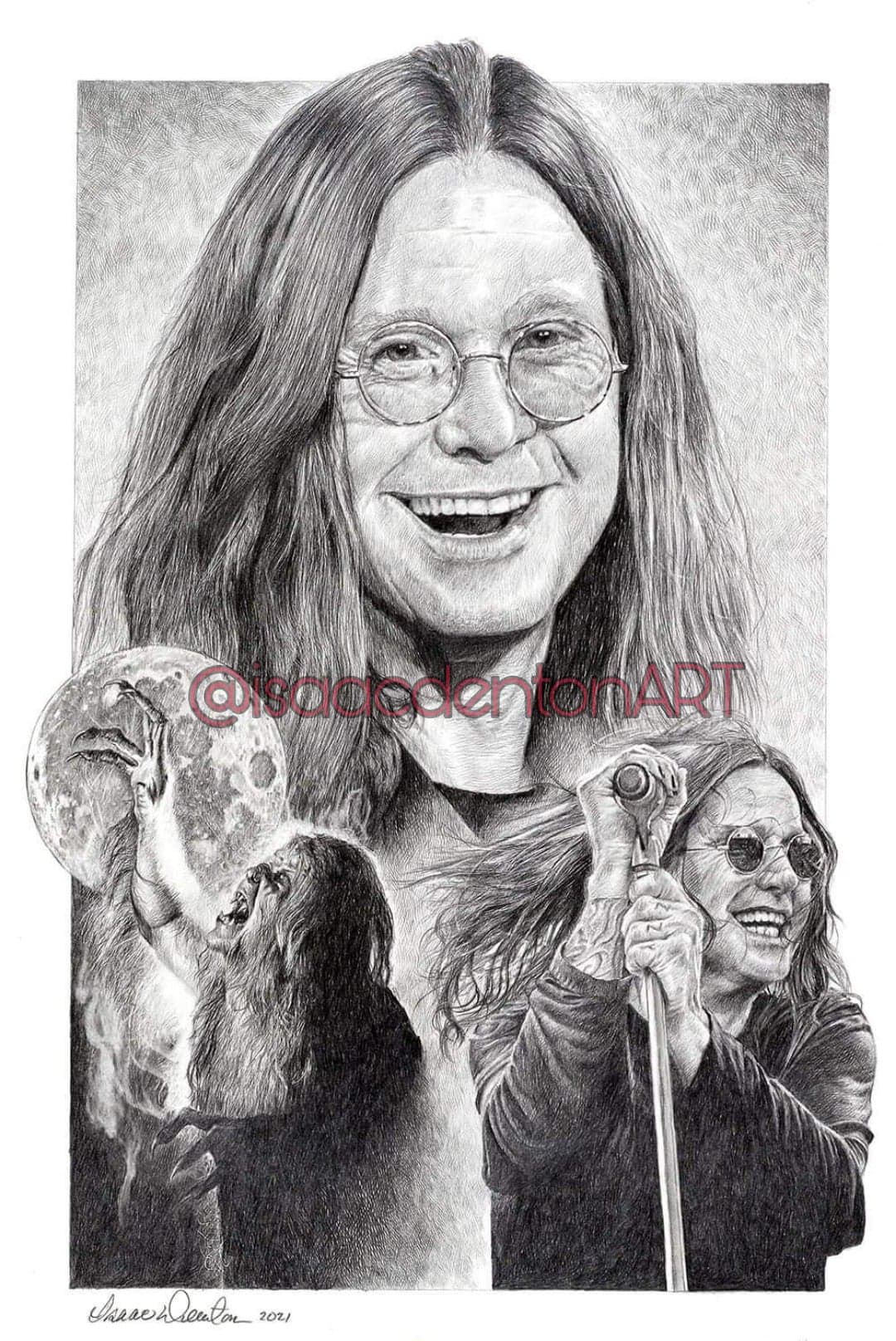 Ozzy Osbourne Limited Edition 19" x 14"