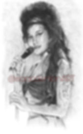 Amy Winehouse 6" x 9"