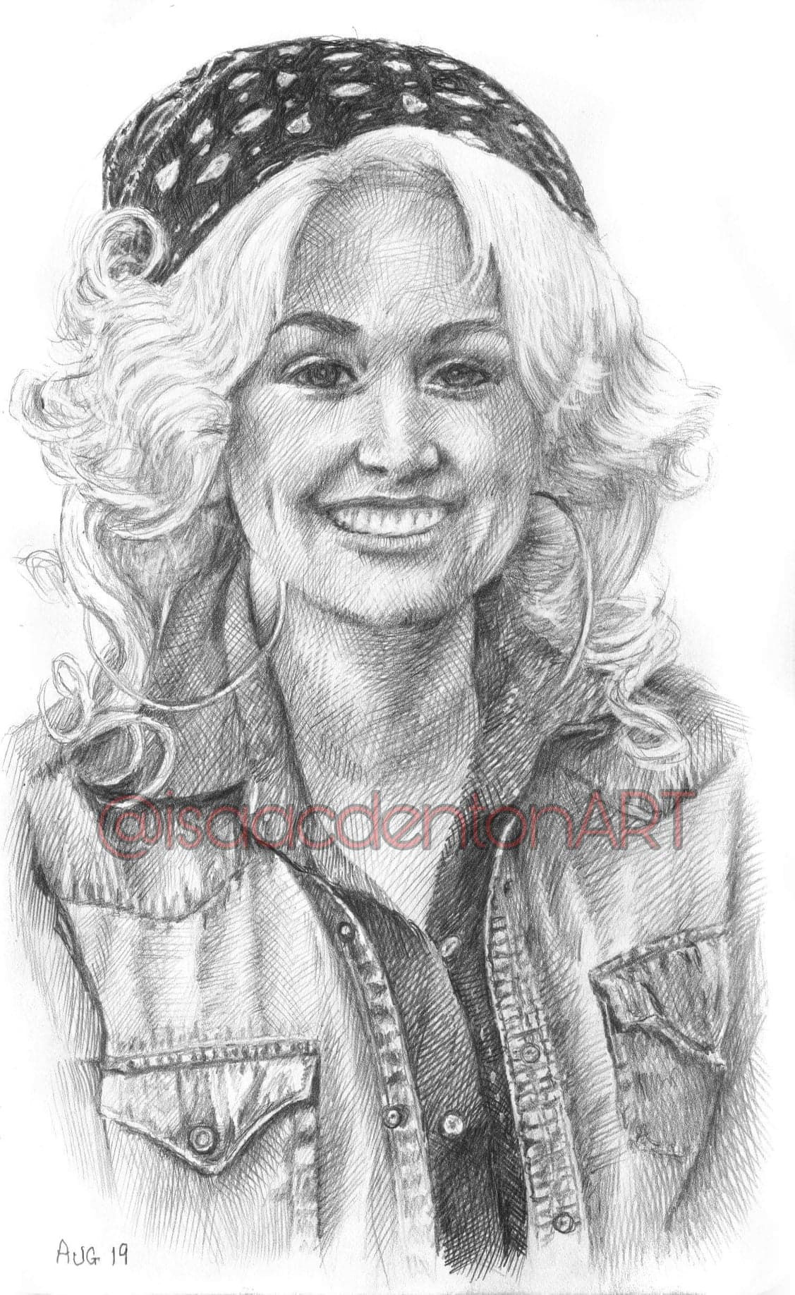 Dolly Parton 6" x 9"