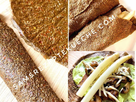 Vegane Spinat Wraps