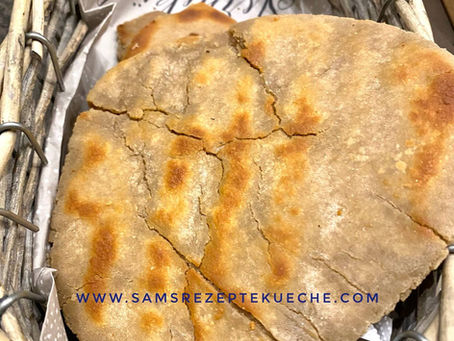 Vegan gluten-free naan bread