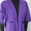 Thumbnail: Purple blends long vest coat