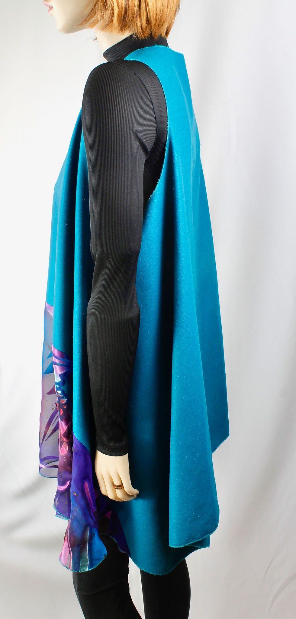 Thumbnail: Brilliant Turquoise Draping Vest