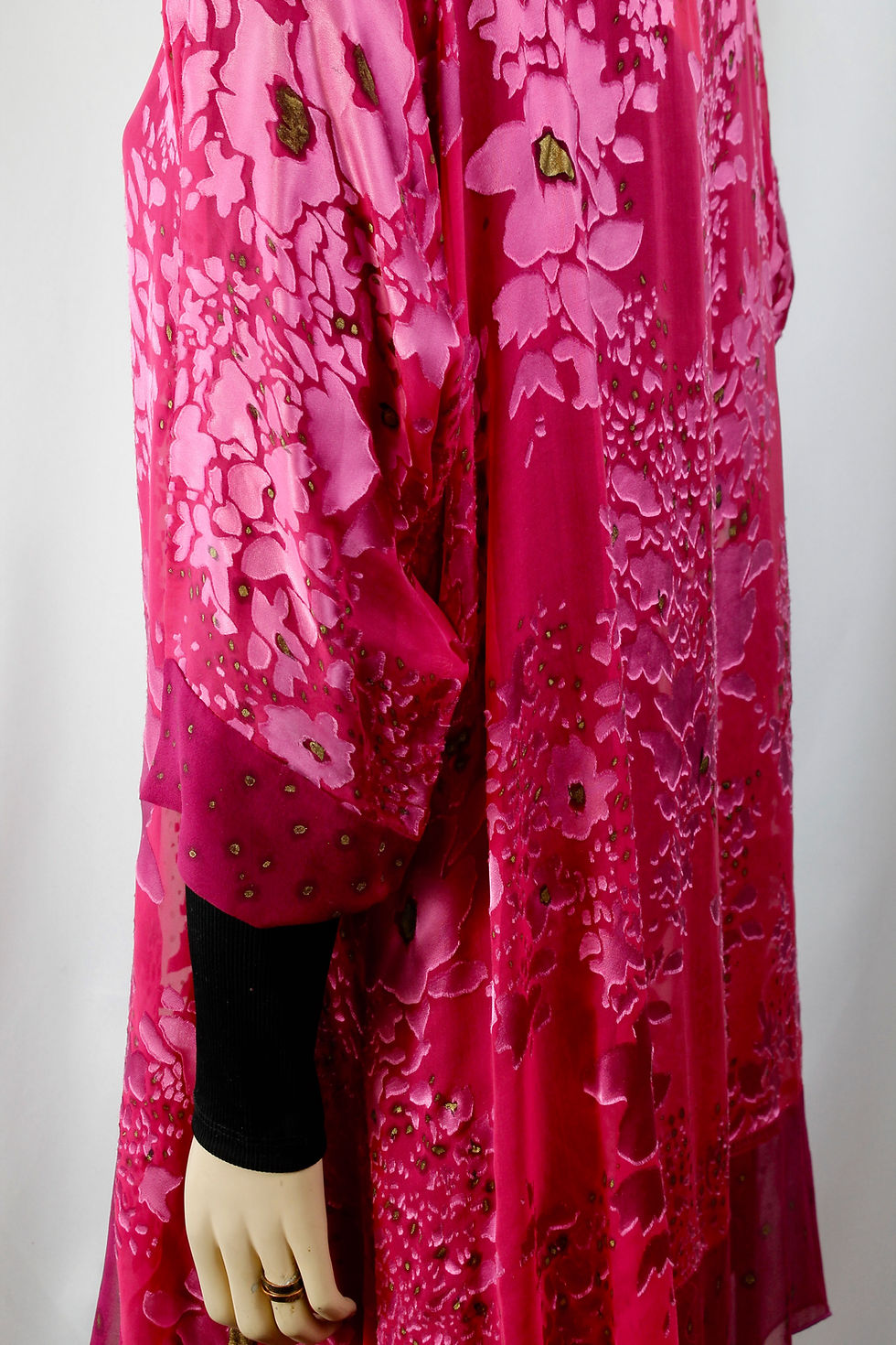 Thumbnail: Shades of rose Silk asymmetrical top