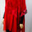 Thumbnail: Brilliant Red Silk Caftan with inset of HP