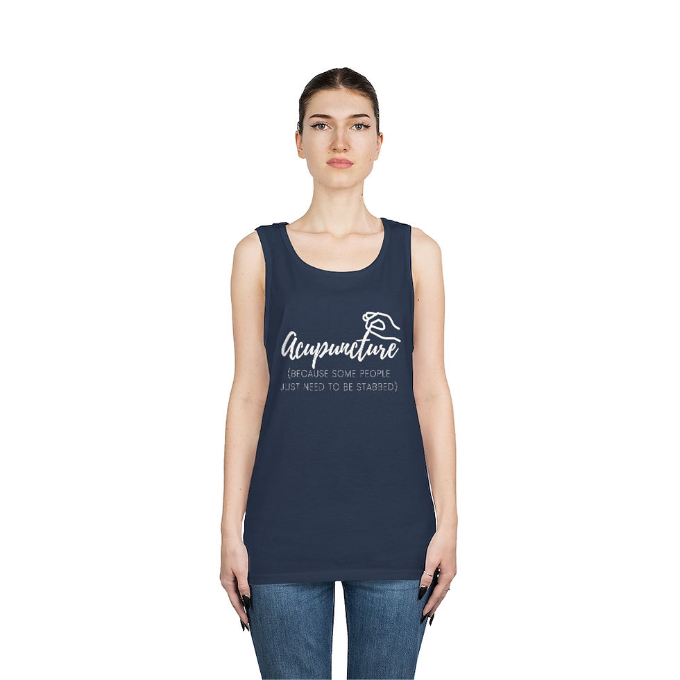 Thumbnail: Acupuncture Humour Fashion | Heavy Cotton Tank Top
