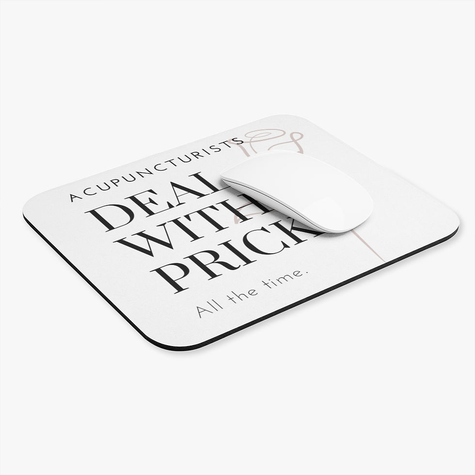 Thumbnail: Acupuncture Humour Mousepad (rose)
