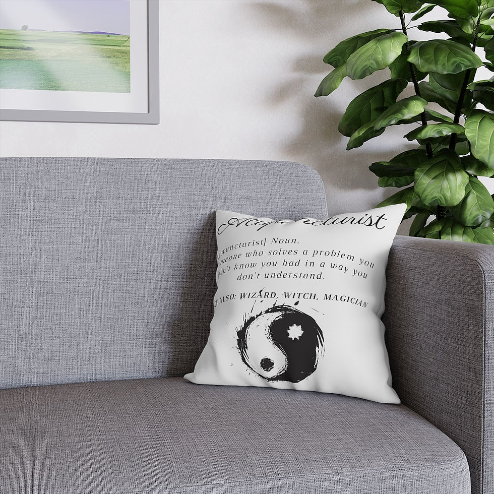 Thumbnail: Acupuncture Pillowcase | Acupuncture Decorations | Acupuncture Gifts