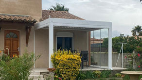 Pose d'une pergola bioclimatique