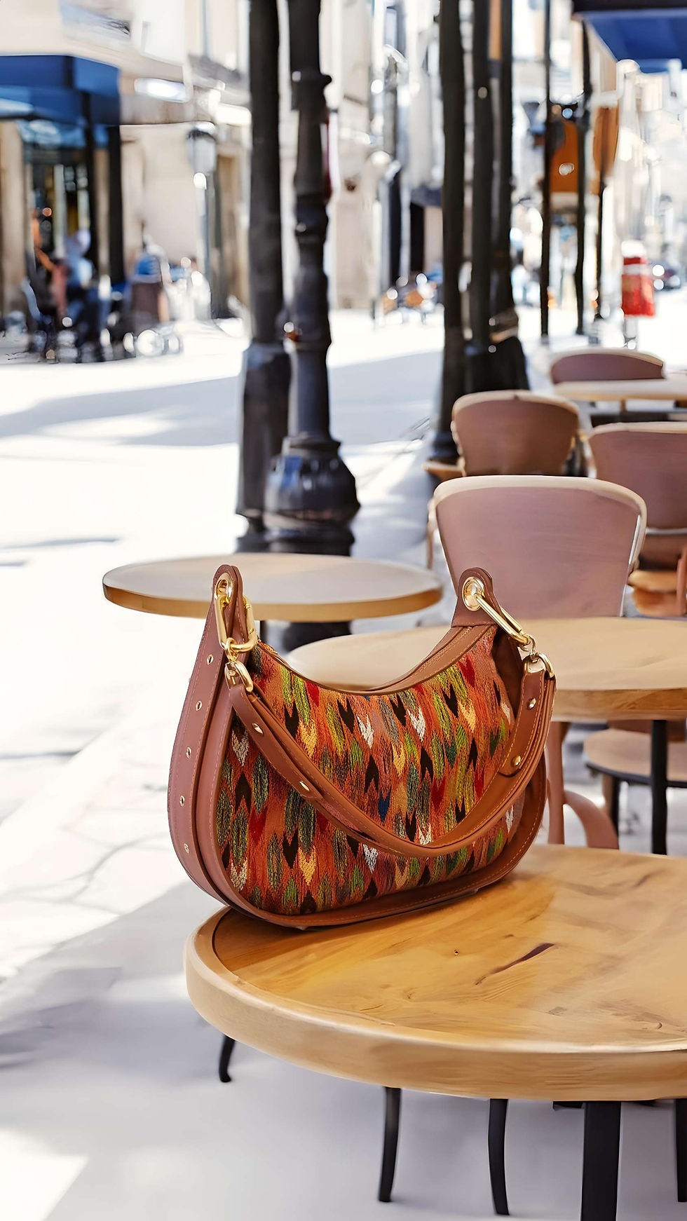 Miniatura: BOLSA GEORGIA - TAPEÇARIA LARANJA