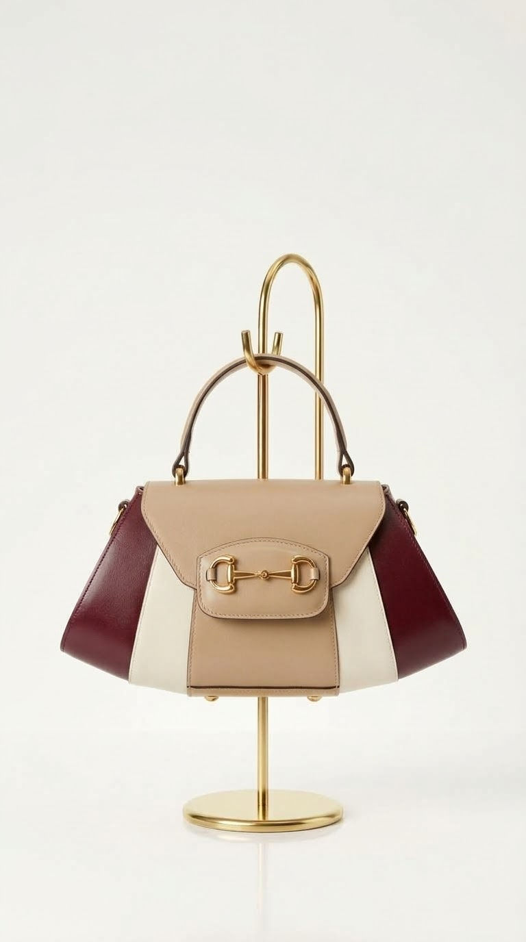 BOLSA ESTELA TRICOLOR - BORDO