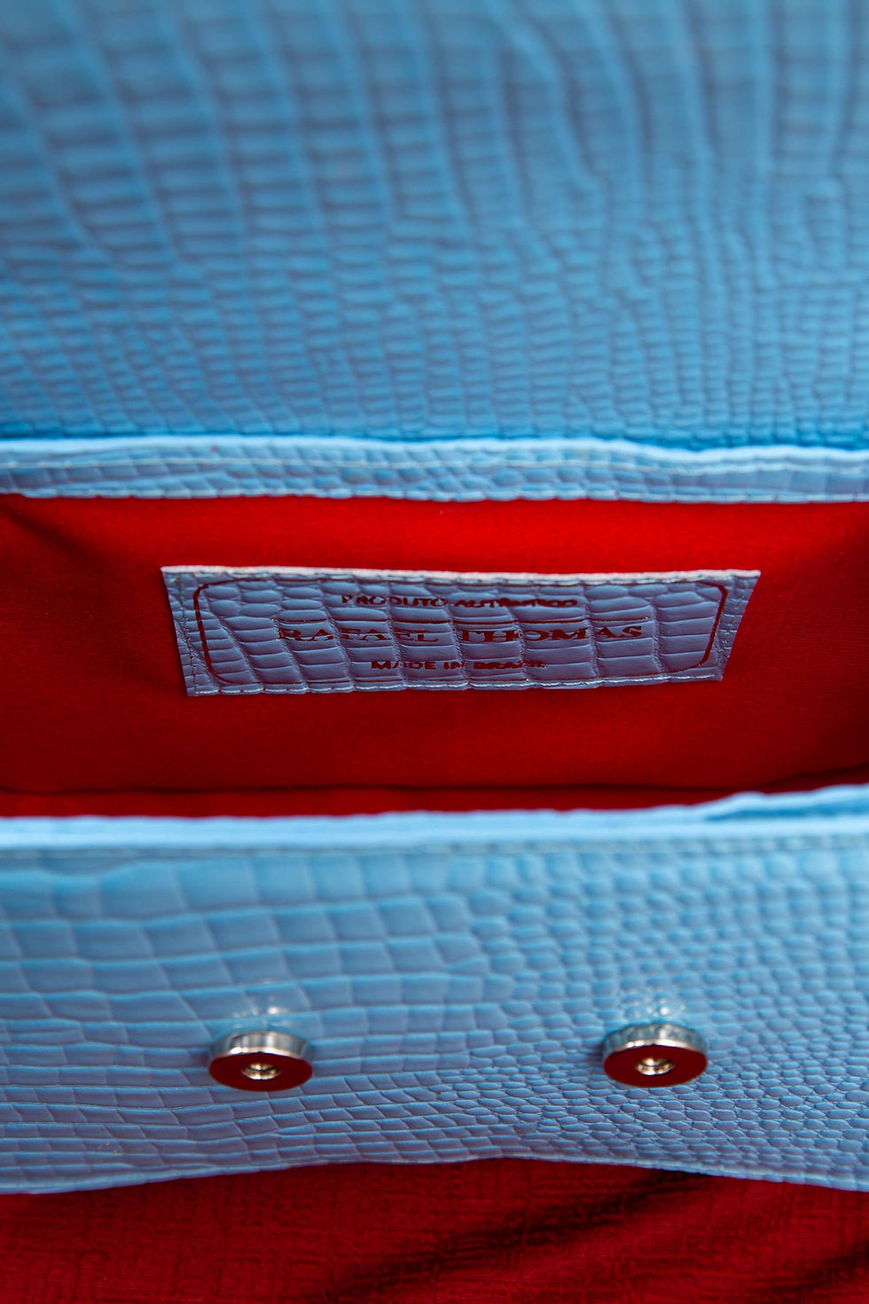 Miniatura: Bolsa CARMEM - CROCO AZUL
