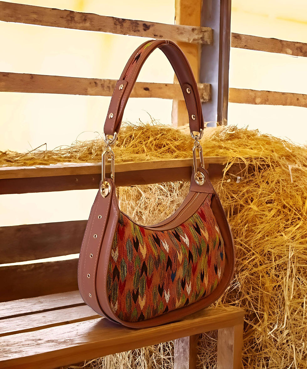 Miniatura: BOLSA GEORGIA - TAPEÇARIA LARANJA