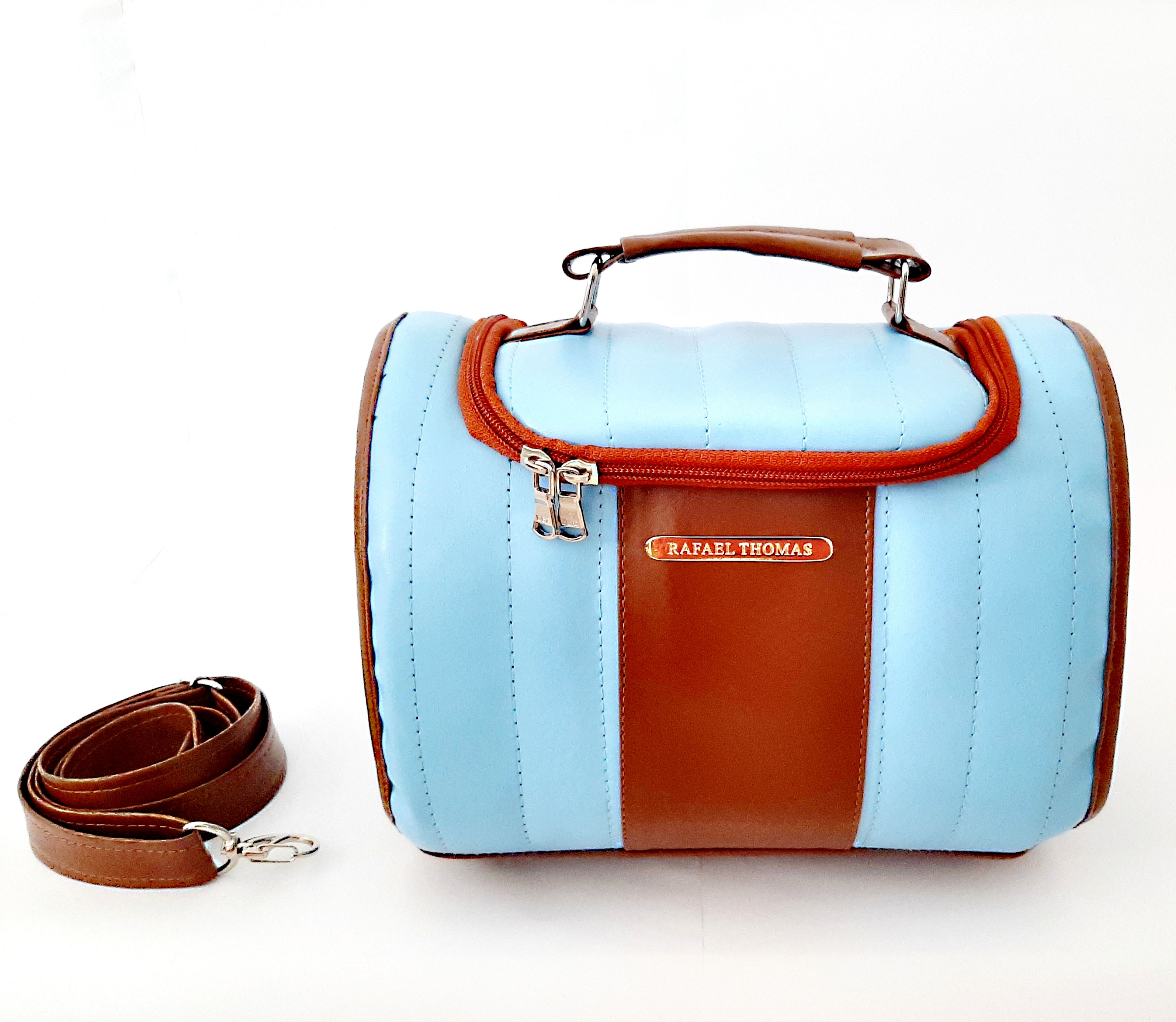 Bolsa térmica nicole mini - azul claro