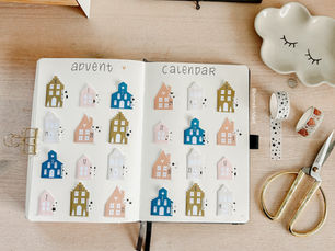 Freebie: 2024 Bullet Journal Advent Calendar - Let's count the days until Christmas