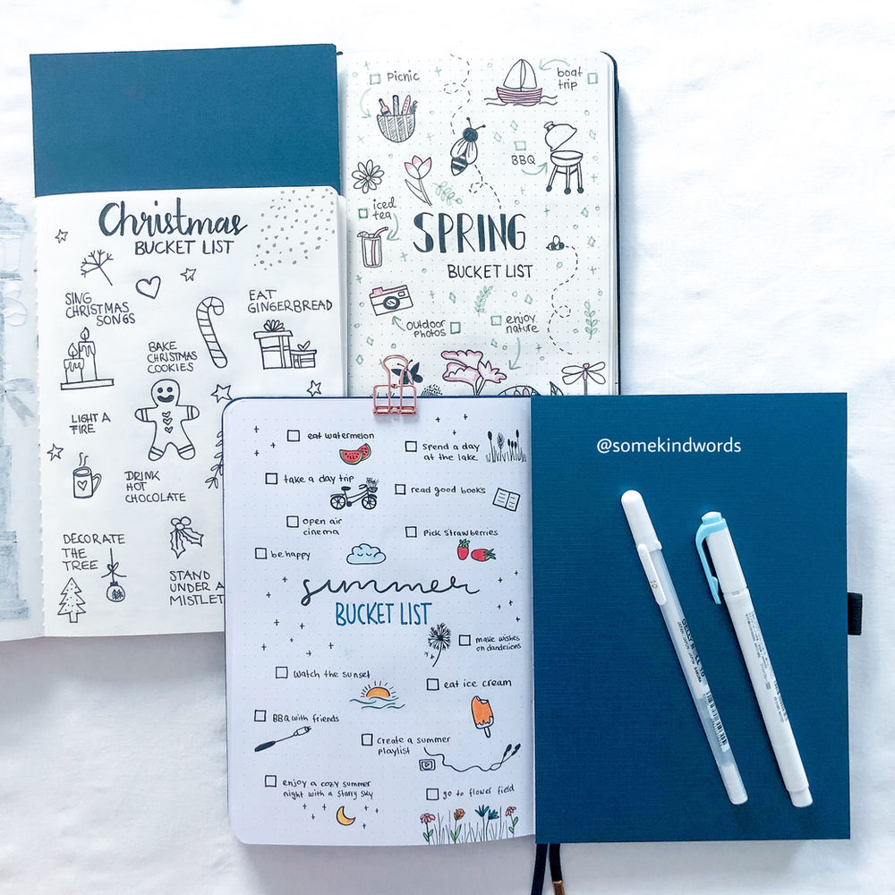 22 Bucket List ideas for you and your Bullet Journal