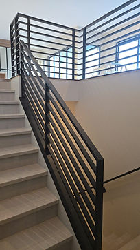 Interior Horizontal custom aluminum  railings aluminum   Custom aluminum kelowna british columbia canada okanagan