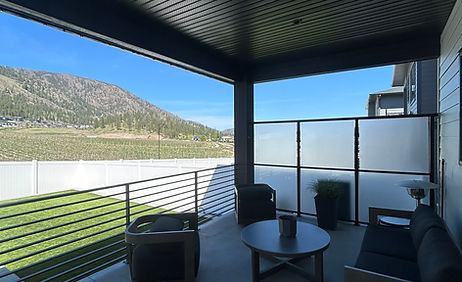 exterior aluminum and glass railings kelwona bc