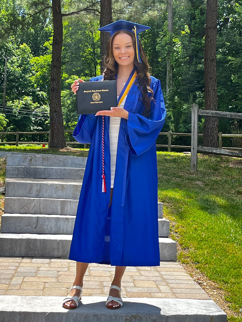 Graduation photo shoot at maryland venue