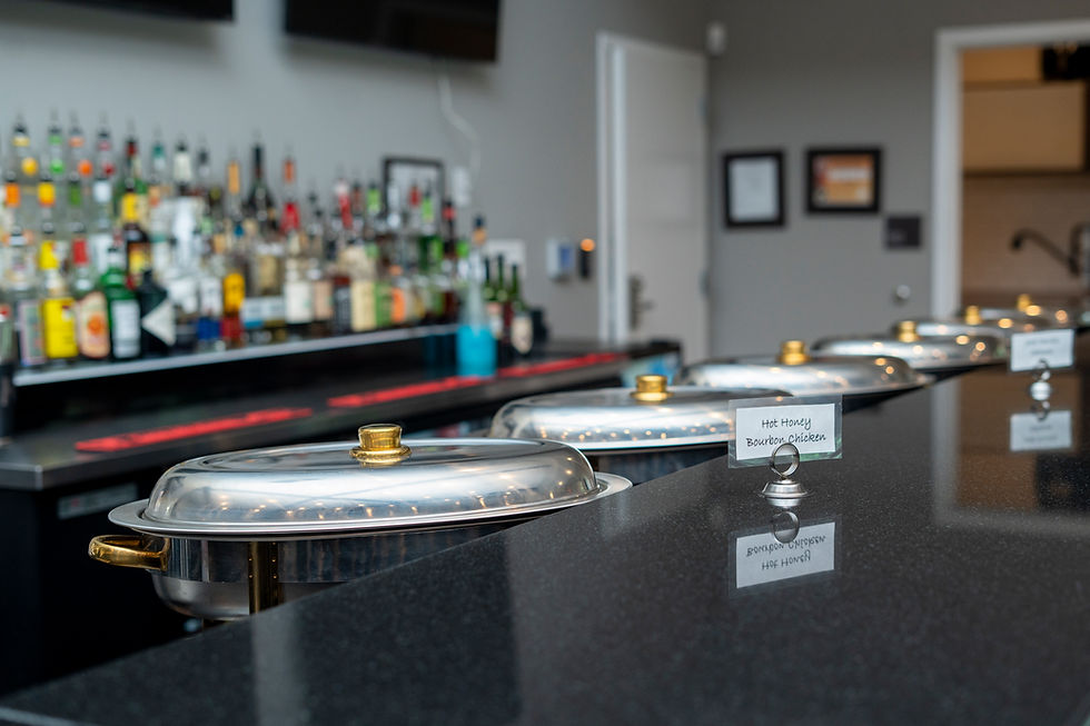 The Venue at 112 catering set