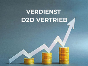Verdienst im D2D Vertrieb