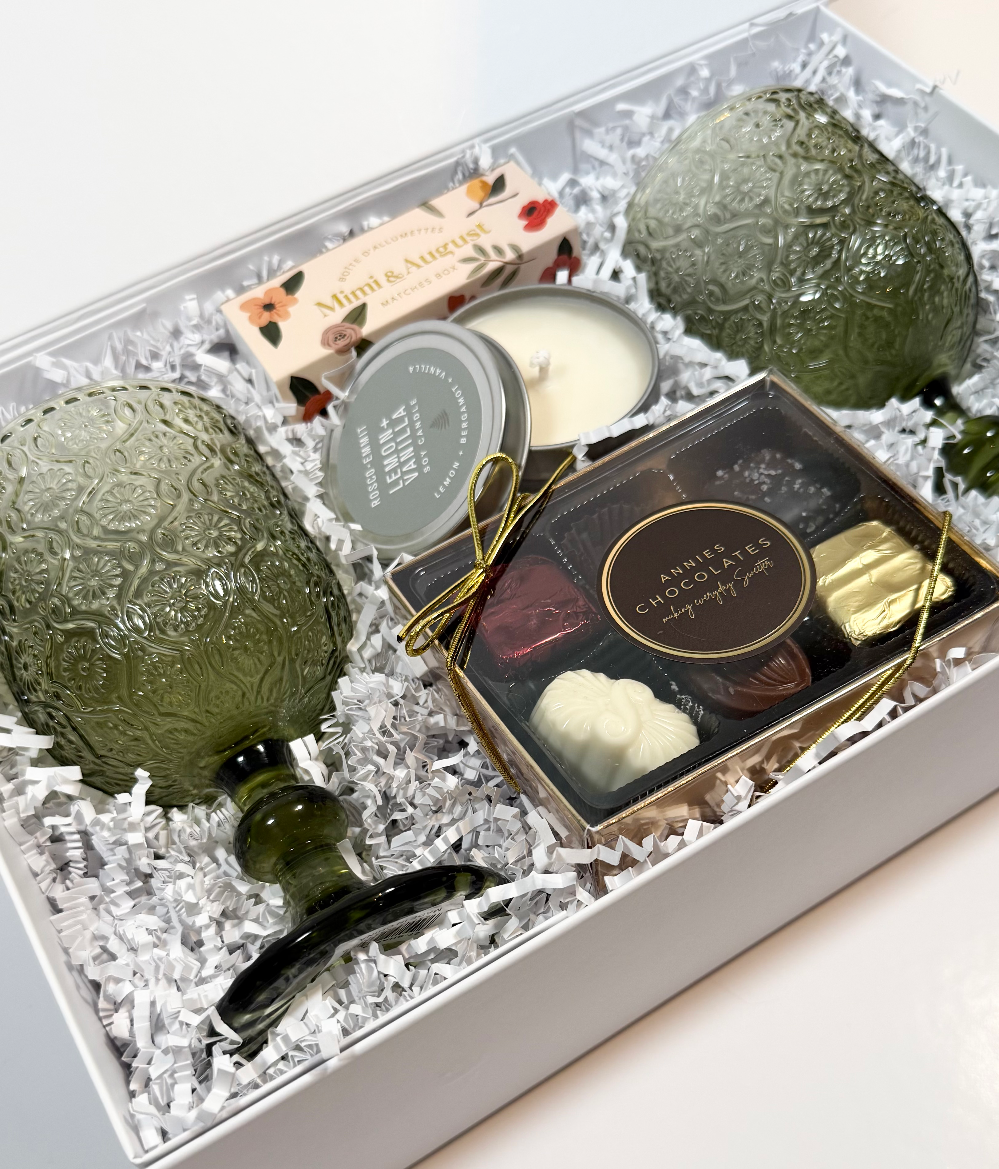 Vintage glasses gift box