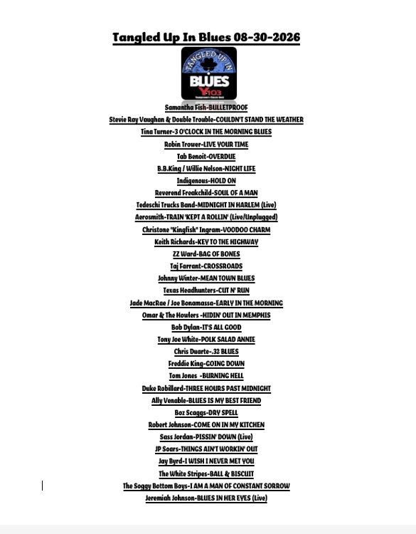 PLAYLIST 08.30.2026