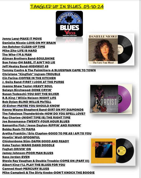 PLAYLIST: 03.10.24