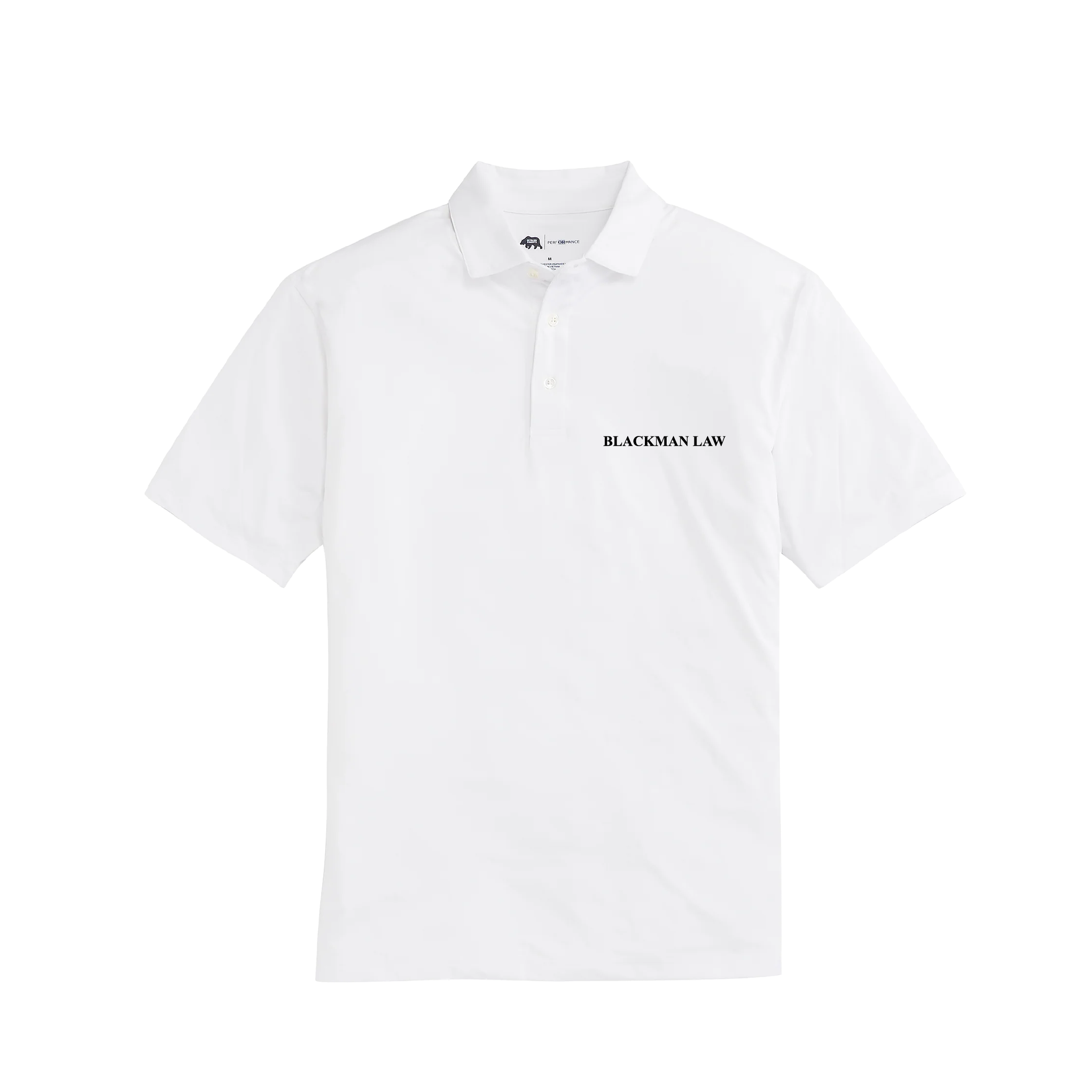BLG Performance Series Polo WHT