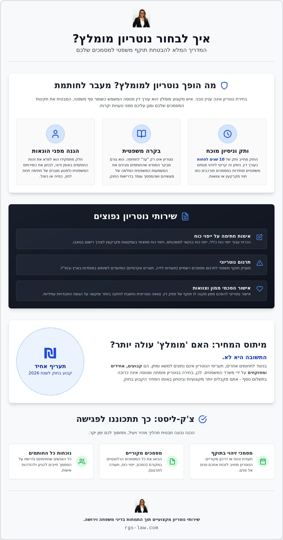 נוטריון מומלץ