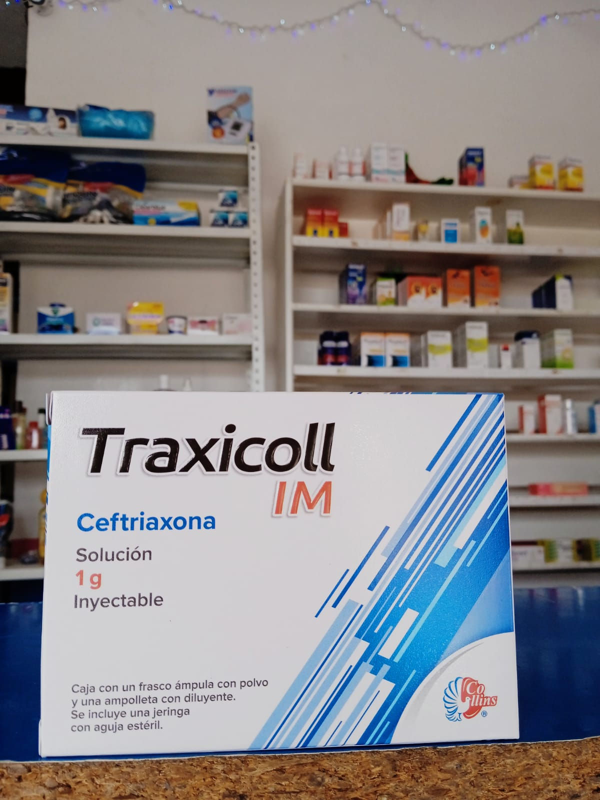 Traxicoll 1gr Ámpula (Ceftriaxona)