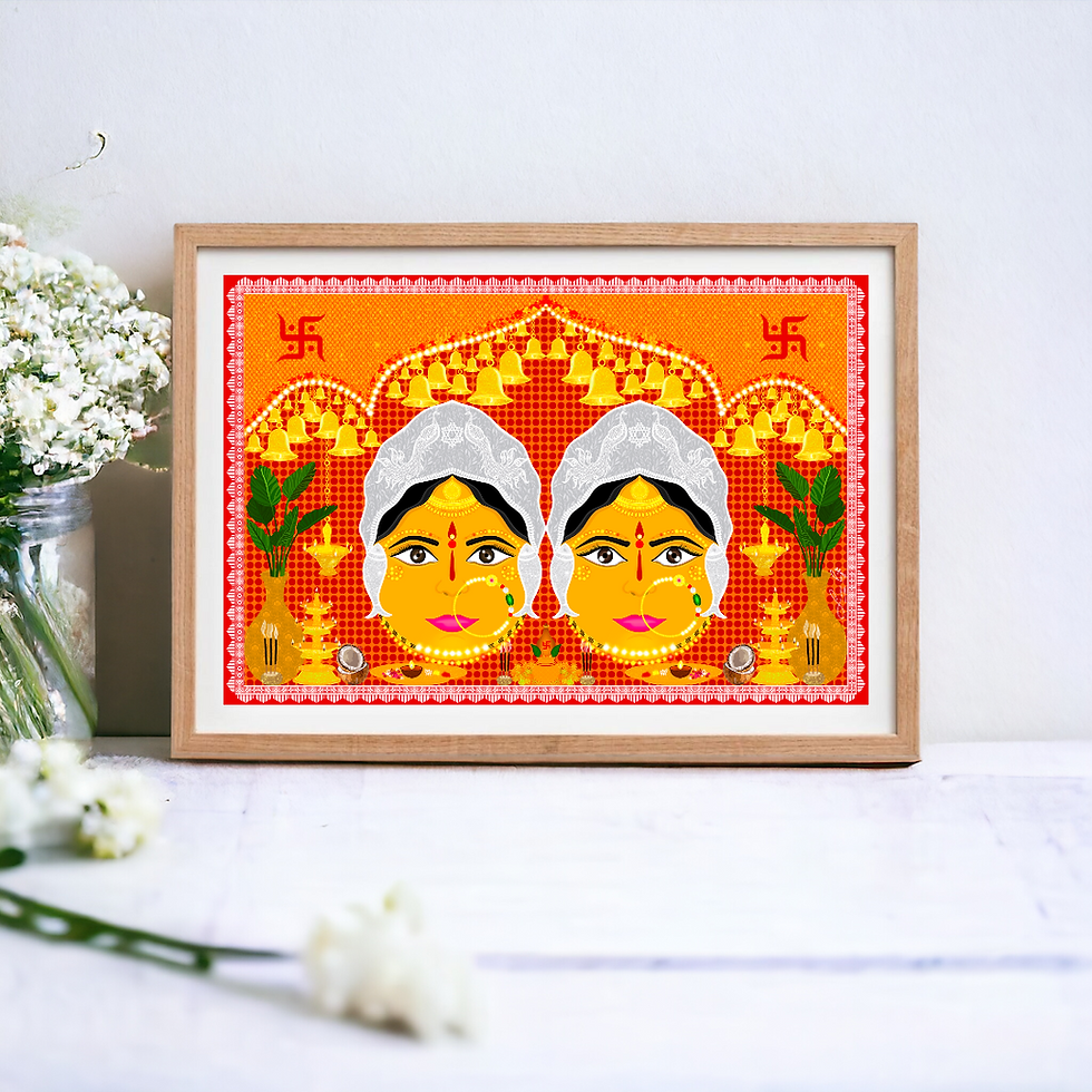 थंबनेल: NANDA-SUNANDA, Art Print