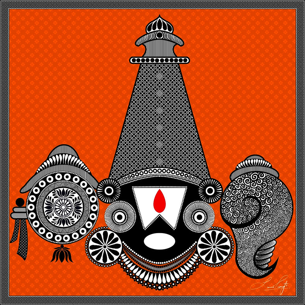 Thumbnail: VENKATESHWARA, Art Print