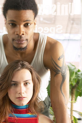 Serious Couple Portrait